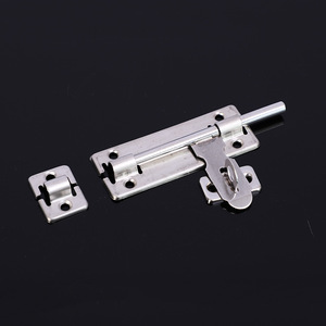 Perno de puerta de acero inoxidable de 4, 6 y 8 pulgadas, cerradura de pasador de alta resistencia montada en superficie para puertas exteriores, diseño minimalista, fácil instalación - Product Image 2