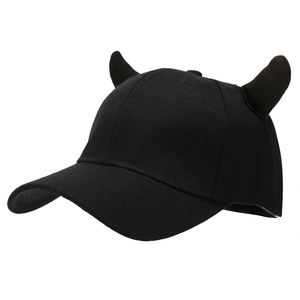 Azov-yt Gorra de Béisbol con Diseño de Cuernos de <span class=keywords><strong>Diablo</strong></span>, Ideal para Viajes y Actividades al Aire Libre, Estilo Camuflaje - Product Image 5