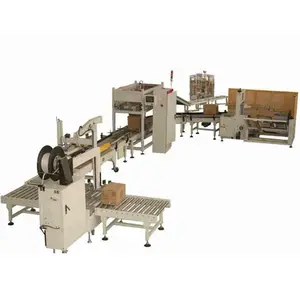 Filling AUTO BRAND Case Packer Automatic Carton Beverage Bottles Can Case Packer for Boxes Packaging Line Box Packing 220V/380V