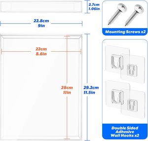 Vitrine Murale en Acrylique Transparente pour Magazines et Livres – Présentoir de Collection pour Magazines et Livres - Product Image 2