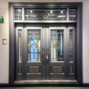 Puerta de Entrada de Lujo en Aleación de Zinc con Diseño Personalizado Único, Estilo Palacio, Anticorrosión, Color Oro Rosa, Grado de Seguridad - Product Image 2