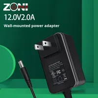 Adaptateur secteur universel portable 36W, norme américaine 12V 2A, chargeur mural pour appareils électroniques portables