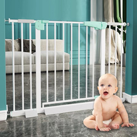 Petite barrière de sécurité rétractable pour bébé en fer forgé