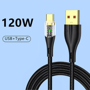 120W USB Type C Câbles PD 6A Chargeurs <span class=keywords><strong>de</strong></span> <span class=keywords><strong>charge</strong></span> rapide <span class=keywords><strong>Fil</strong></span> Cordon <span class=keywords><strong>de</strong></span> données pour fils électriques Apple - Product Image 3