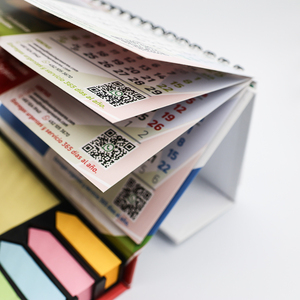 Gemfully thăng hoa nhỏ vòng lịch tùy chỉnh lịch 2025 bàn lịch với một chủ bút - Product Image 2