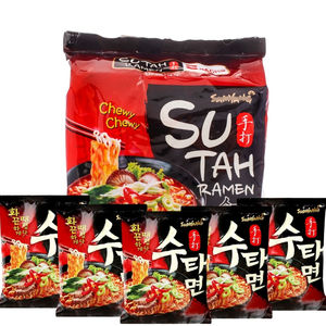 Sutah Instant Noodles Hot and Spicy Beef Ramen 120g Bulk Wholesale Export 40 Bags per Carton Worldwide - Product Image 3