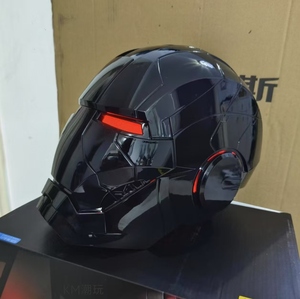 <span class=keywords><strong>Casco</strong></span> <span class=keywords><strong>de</strong></span> <span class=keywords><strong>Iron</strong></span> <span class=keywords><strong>Man</strong></span> MK5 para Cosplay, Regalo, <span class=keywords><strong>Juguete</strong></span>, Control Remoto por Voz en Inglés, <span class=keywords><strong>Casco</strong></span> Usable - Product Image 2