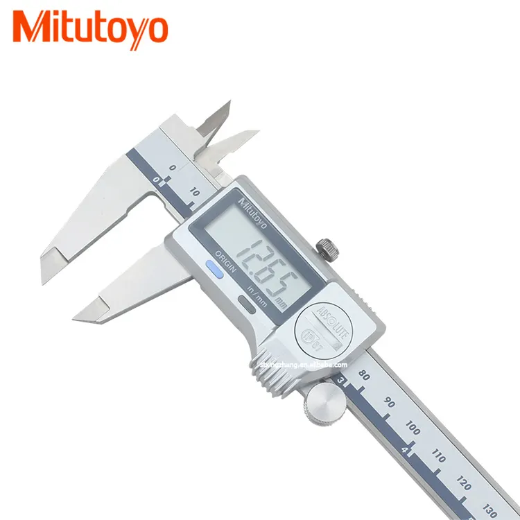 Orijinal orijinal Mitutoyo IP67 su geçirmez dijital sürmeli kaliper 500-752 500-753 ölçüm araçları yağ geçirmez