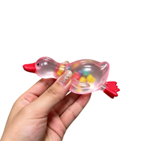 Vaseline Luminous Duck Squishy, Jouet créatif anti-stress à presser, idéal pour la relaxation