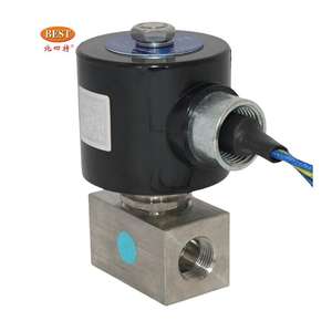 Válvula Z371 Acero inoxidable Z371 Latón 2/2 vías Operado por piloto AC DC 24V 220V 12V NC Válvula solenoide de vapor - Product Image 4