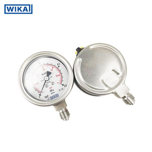 Manomètre à tube Bourdon Wika 63 mm 0-0,4 Mpa en acier inoxydable pour usage industriel - Product Image 3