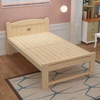 Lit pliant en bois massif de conception moderne personnalisé Gain de place Lit de chambre d'enfant