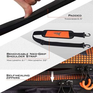 Sacs de pêche personnalisés OEM d'usine BSCI, sacs de pêche multifonctionnels imperméables pour l'eau salée - Product Image 2