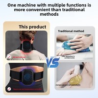 Masseur corporel professionnel rechargeable à compresse chaude et froide pour le cou, les épaules, la taille, la tête et le soulagement cervical