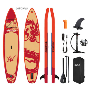 Nouveau design 12ft 365cm gonflable stand up paddle board Racing Board Fusion Drop Stitch Gonflable Sup Paddle Board Pour Surfin - Product Image 5