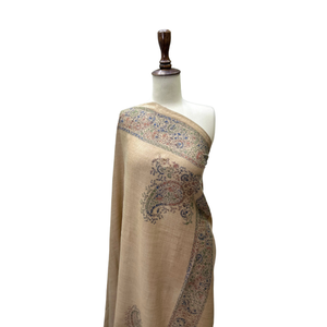 Custom Hand Stitched Embroidered <b>Shawl</b> Medium Border Premium Fabric OEM ODM Private Label Elegant Winter Fashion Factory Supply - Product Image 3