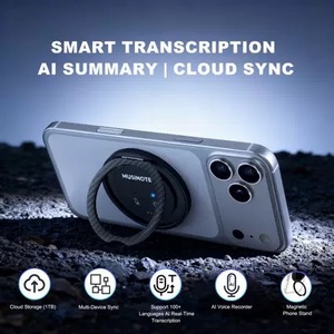 Registratore Vocale Ultra-sottile a Forma di Carta con Nuova Tecnologia AI Intelligente per Convertire la Voce <span class=keywords><strong>in</strong></span> <span class=keywords><strong>Testo</strong></span>, Ideale per Appunti di Conferenza - Product Image 3