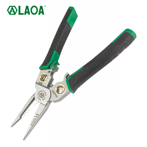 LAOA 7-In-1 Stainless Steel Multifunctional Electrician Wire Stripping and Winding <b>Pliers</b> <b>Needle</b> <b>Nose</b> <b>Pliers</b> - Product Image 4