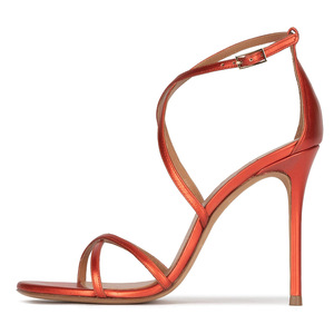 Sandalias personalizadas de talla grande con correa de punta redonda para mujer, tacones altos de PU de 10cm y 11cm, tacones finos transpirables con cierre deslizante para el verano - Product Image 3