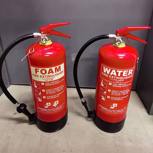ถังดับเพลิงโฟม AFFF ขนาด 6 ลิตร ได้รับการรับรองมาตรฐาน EN3 และ CE สำหรับประเภท A/B  แบบพกพา ทำจากเหล็กกล้าคาร์บอนพร้อมสารเคลือบภายใน ได้รับการรับรองมาตรฐาน ISO - Product Image 1