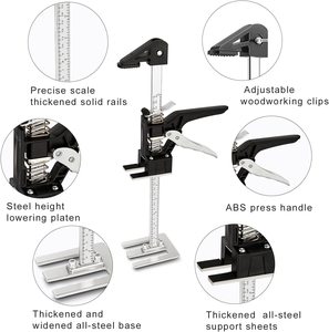 Alat pengatur tinggi ubin keramik Multifungsi, pengangkat furnitur 15.5 inci lengan <span class=keywords><strong>Jack</strong></span> hemat tenaga kerja - Product Image 3