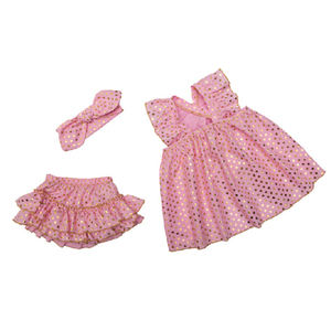 Vêtements de Boutique pour Enfants en Gros, Ensembles de Vêtements d'Été Tissés pour Nouveau-nés (Haut et Culotte), Ensembles de Vêtements Formels 2 Pièces - Product Image 4