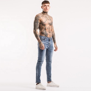 Gingtto-pantalones vaqueros con estampado personalizado para hombre, Vaqueros masculinos con estampado personalizado, venta al <span class=keywords><strong>por</strong></span> <span class=keywords><strong>mayor</strong></span> - Product Image 4