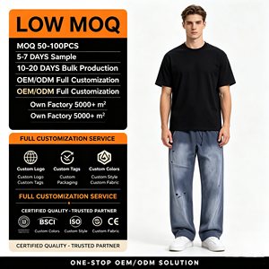 T-shirt homme en coton 100% tricoté, 350 g/m², coupe ample, impression puff, col rond. - Product Image 1