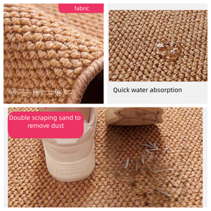 <span class=keywords><strong>Tapis</strong></span> <span class=keywords><strong>de</strong></span> sol pour pattes <span class=keywords><strong>de</strong></span> chat <span class=keywords><strong>Tapis</strong></span> <span class=keywords><strong>de</strong></span> sol écologique antidérapant pour animaux <span class=keywords><strong>de</strong></span> compagnie Imitation Sisal Ananas Design Résistant à l'usure Résistant aux copeaux - Product Image 2