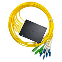 MUX/DEMUX 18CH CWDM ABS BOX Multiplexeur Optique Fibre Simple/Double LC/APC WDM 1270nm 1470nm 1550nm 1610nm Port LC/SC/FC