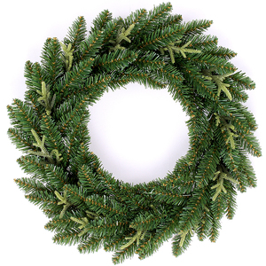 Couronne de Noël en cèdre et cyprès artificiels faits à la main, ignifuges et écologiques, pour la décoration de la maison en gros - Product Image 4