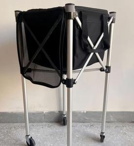 Chariot de rangement portable en alliage d'aluminium pour pickleball, chariot d'entraînement pliable pour pickleball, panier de ramassage de balles, certifié USAPA pour l'entraînement - Product Image 2