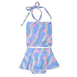 <span class=keywords><strong>Ca</strong></span>-3 özel baskı ayarlanabilir dizeleri sapan fırfır pantolon etek şort takımı sıcak satış Hawaii bebek kızların giyim setleri - Product Image 1