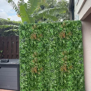 100*100 см домашний фон для живой изгороди САМШИТОВОЙ травы искусственная зеленая настенная панель вертикальный сад