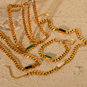Cadena Cubana Miami Gruesa Trenzada, Chapada en Oro 18K, de Acero Inoxidable PVD, Cadena de Serpiente, Cadena de Cuerda, para Hombre y Mujer, Estilo Hip Hop - Product Image 5