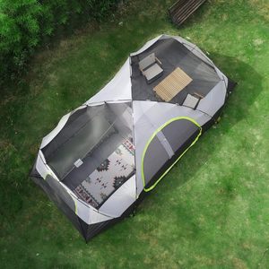 Tente gonflable imperméable <span class=keywords><strong>de</strong></span> <span class=keywords><strong>camping</strong></span> tente <span class=keywords><strong>de</strong></span> fêtes <span class=keywords><strong>de</strong></span> tentes familiales pour 10 personnes, Big Easy Up pour <span class=keywords><strong>le</strong></span> <span class=keywords><strong>camping</strong></span> d'hiver chaud - Product Image 2