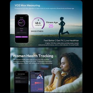 Jcring X1b Bán Buôn Số Lượng Lớn Giá Rẻ Tập Thể Dục Smartring Máu Đánh Giá Rủi Ro Sức Khỏe Vòng Thông Minh Với Sức Khỏe Màn Hình Cho Phụ Nữ Cậu Bé Người Đàn Ông - Product Image 4