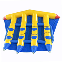 Bateau gonflable de banane de poisson volant de bâche de PVC fait sur commande d'usine pour la publicité disponible à la vente