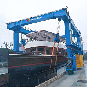 Ascenseur de voyage marin hydraulique 40ton 50ton 60ton grue de levage de bateau marin avec roulement de moteur de moteur-nouveau pour les bateaux et les yachts - Product Image 5