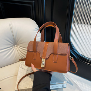 Bolso de Mano Retro para Mujer 2026, Nuevo Estilo Chino, Bolso Bandolera de un Solo Hombro con Parches, Cuero PU - Product Image 2