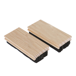 Grande gomme pour tableau, nettoyeur de tableau noir, gomme en feutre de laine, dépoussiéreur pour tableau noir en bois, kit de nettoyage pour salle de classe - Product Image 3