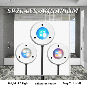 Lumière LED pour aquarium Spectra Aqua Nano Aqua Knight <span class=keywords><strong>V2</strong></span> avec minuterie, variateur d'intensité, RGBW, IP44 pour petits aquariums d'eau douce/d'eau salée et réfugiums - Product Image 3