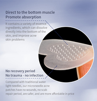 Patch micro-aiguille des fabricants Patchs invisibles pour enlever les boutons d'acné