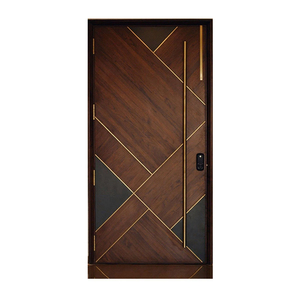 <span class=keywords><strong>Porta</strong></span> d'Ingresso di Alta Qualità Originale <span class=keywords><strong>con</strong></span> Luci Laterali, Porte Esterne in Legno Moderne <span class=keywords><strong>con</strong></span> <span class=keywords><strong>Vetro</strong></span>, Porte Frontali in Legno - Product Image 4