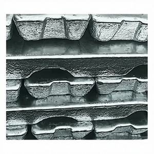 Lingotes de Zinc Cuadrados de Aleación de Zn 99.99-99.999% Puro, Venta al por Mayor de Fábrica, 25 kg, Excelente Composición Química, Aplicación de Fundición a Presión - Product Image 1