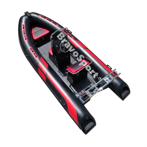 Bateau pneumatique personnalisé RIB 480 Deep V en fibre de verre avec coque en Hypalon/PVC et siège conducteur surélevé, modèle 2026 - Product Image 2