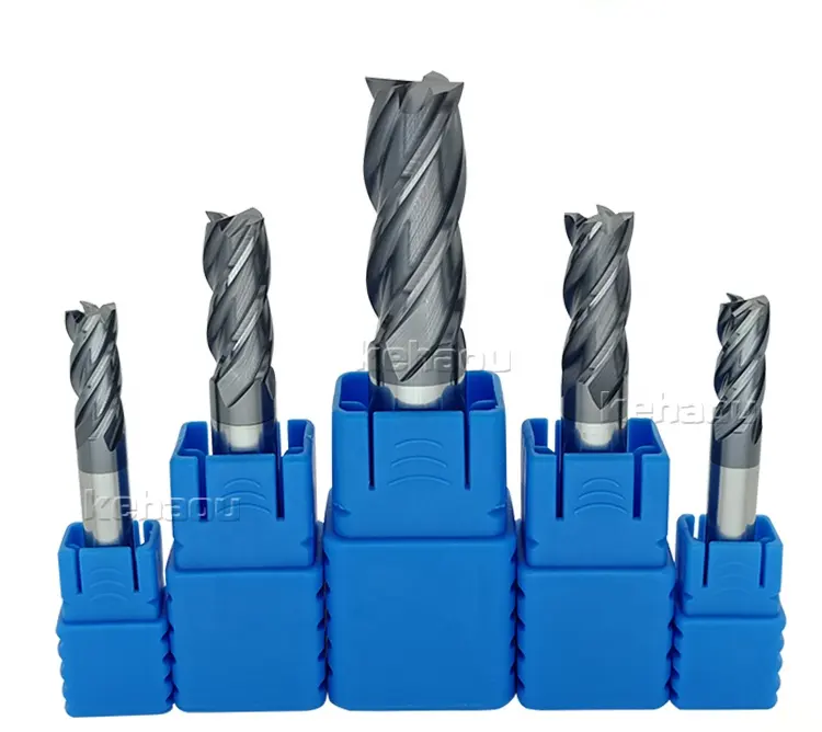 MTSLONG HOT SALE 8mm ANCA HRC45 4F Carbide Standard Length Milling CNC Tool for manufacturing