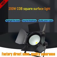 Projecteur de scène LED COB 200W Polaris, lumière de scène blanc chaud, idéal pour mariages, DJ, bars et discothèques