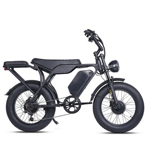 จักรยานไฟฟ้ามอเตอร์คู่ 60V 30Ah กำลัง 2000W <span class=keywords><strong>7</strong></span> สปีด ความเร็ว 30 ไมล์ต่อชั่วโมง แบตเตอรี่ลิเธียม ยางขนาด 20*4 นิ้ว - Product Image 4