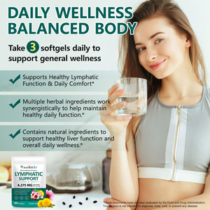 Acentiallabs Gélules Molles de Drainage Lymphatique Échinacée Pissenlit Soutien Immunitaire Détoxifiant Capsules Molles Lymphatiques pour Adultes - Product Image 4